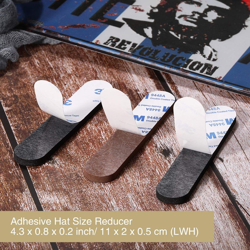 Bememo 20 Pieces Hat Size Tape Hat Size Reducer Foam Reducing Tape for Caps Sweatband - Image 4